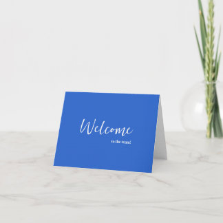 Personalized simple Elegant Welcome to the team Kort