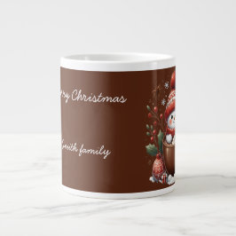 Personalized Snowman Mug - Custom Name Gift Jumbo Mugg