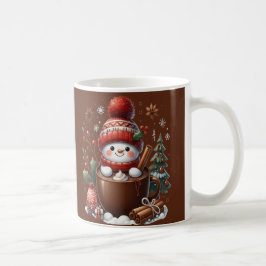 Personalized Snowman Mug - Custom Name Gift Kaffemugg