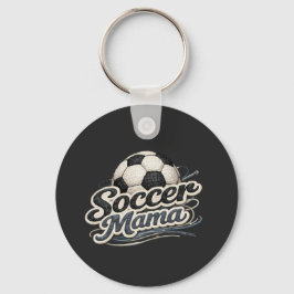 Personalized Soccer Mama Keychain – Custom Name Nyckelring