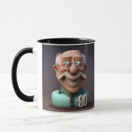 Personalized Special Funny 80years old Birthday Mugg