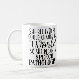 Personalized Speech Pathologist Gift Mug Kaffemugg