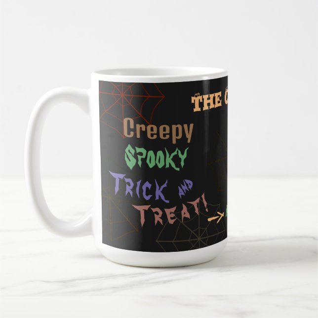 Personalized Spooky Halloween Magically Potions Kaffemugg (Vänster)