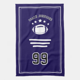 Personalized Sports Towel | Custom Football Player Kökshandduk
