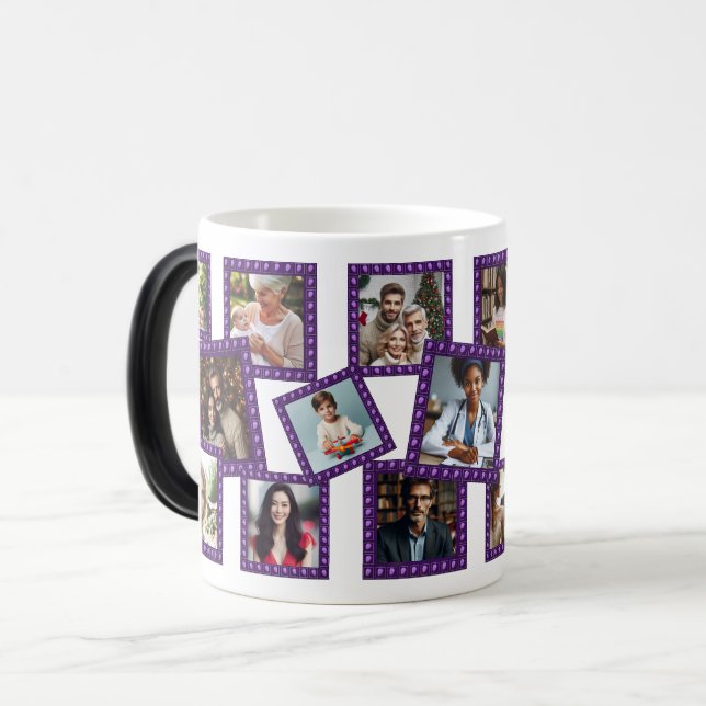 Personalized Spring Blossom Framed 17 Photos Mug Kaffemugg (Framsida vänster)