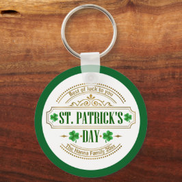 Personalized St. Patrick's Day I Luck of the Irish Nyckelring