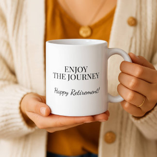Personalized Stained Glass Rose Retirement Mug  Kaffemugg