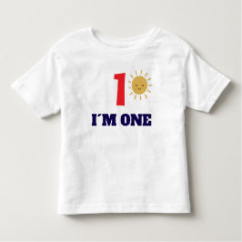 Personalized Sun Birthday T-Shirt – Custom Number 