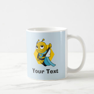Personalized Superhero bee cartoon Coffee Mug Kaffemugg