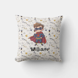 Personalized Superhero Name Pillow - Kids Pillow Kudde