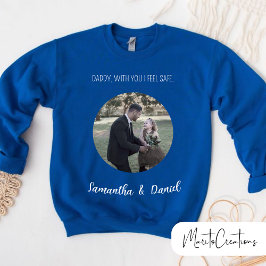 Personalized sweatshirt for dad, father's day.
