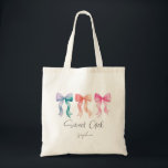 Personalized Sweet Girl Tote Bag | Custom Name Bow Tygkasse<br><div class="desc">Carry your essentials in style with this personalized Sweet Girl tote bag featuring a beautiful bow design and custom name option. This cute and stylish bag is perfect for everyday use, school, shopping, or as a thoughtful personalized gift. Customize the tote bag with any name to create a unique accessory...</div>