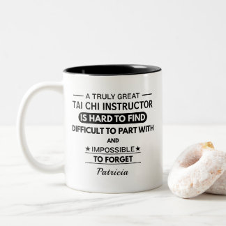 Personalized Tai Chi Instructor Två-Tonad Mugg