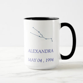 Personalized Taurus Constellation Mug - Custom Sta Mugg