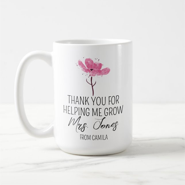 Personalized Teacher Mug Daycare Teacher Gift Idea Kaffemugg (Vänster)