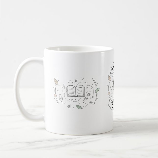 Personalized Teacher Name Mug – Graduation Year  Kaffemugg (Vänster)