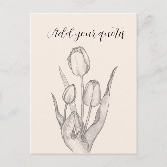 Personalized Text Journal, Name & Message Notebook Helg Vykort (Framsida)