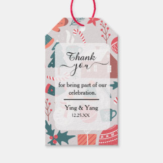 Personalized Thank You Holiday Gift Tags Presentetikett
