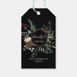 Personalized Thankful for you! Presentetikett