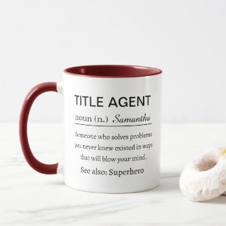 Personalized Title Agent Definition Mugg