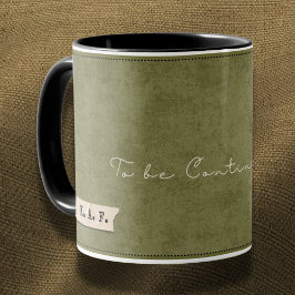 Personalized "To Be Continued" Forest Storyteller  Mugg