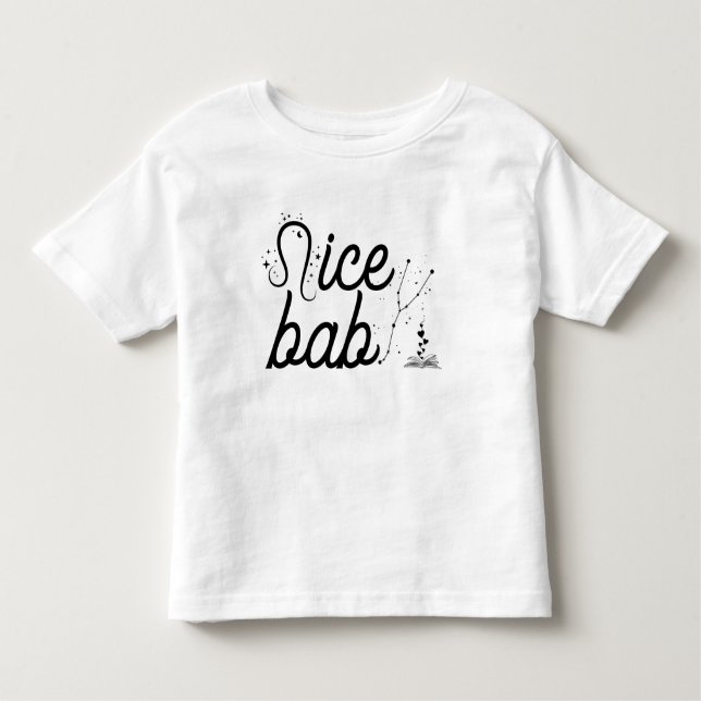 Personalized Toddler Fine Jersey T-Shirt – Soft  (Framsida)