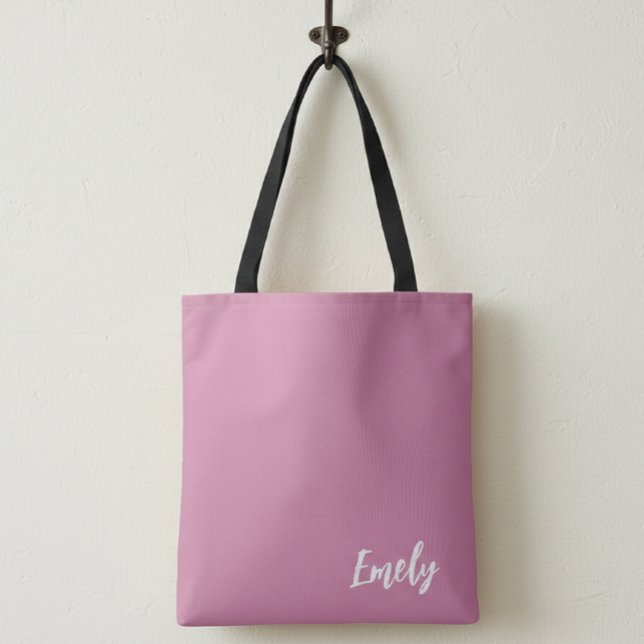 Personalized Tote,  Bridesmaid Gift, Custom Name  Tygkasse (Skapare uppladdad)