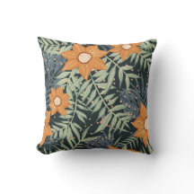 Personalized Tropical Floral Leaves