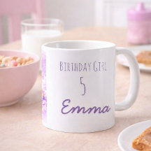 Personalized Unicorn Birthday Girl Mug Unicorn🦄