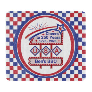 Personalized USA 250–Patriotic Retro Marquee