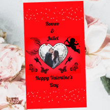 Personalized Valentine Love Photo Card