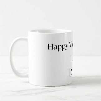 Personalized Valentine Mug From Girlfriend or Wife Kaffemugg