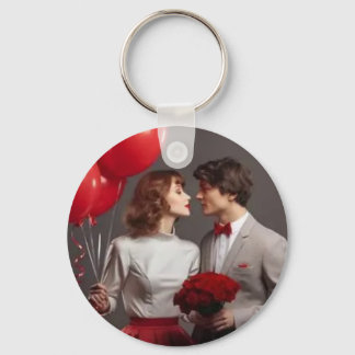 Personalized Valentine Photo Keychain | Custom  Nyckelring