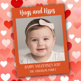 Personalized Valentine Photo Postcard Vykort
