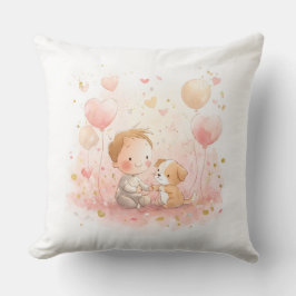 Personalized Valentine’s Baby Pillow Kudde