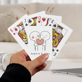 Personalized Valentine’s Couple Matching Casinokort
