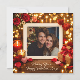 Personalized Valentine’s Day Card your Photo Julkort