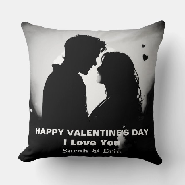 Personalized Valentine’s Day Gift Kudde (Framsida)