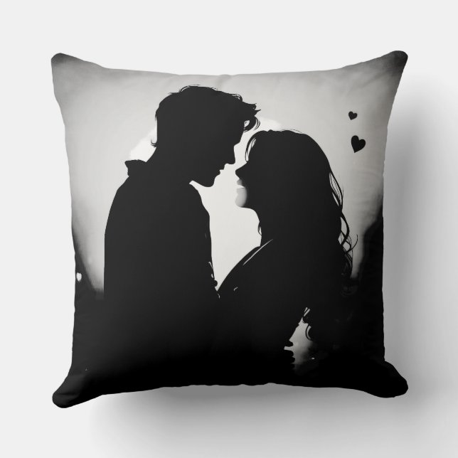 Personalized Valentine’s Day Gift Kudde (Baksida)