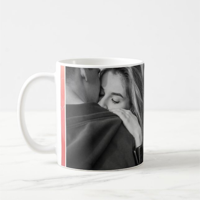 Personalized Valentine’s Day Photo Mug – I Love Yo Kaffemugg (Vänster)