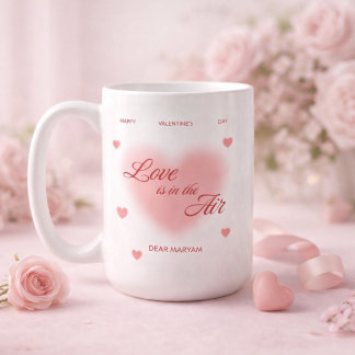 Personalized Valentine’s Day Romantic Couple Mug  Kaffemugg