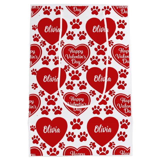 Personalized Valentine's Day Gift Bag  (Baksidan)