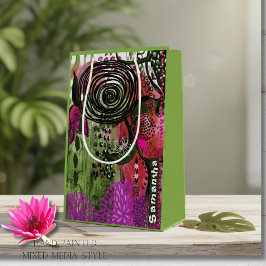 Personalized Vibrant Abstract Mixed Media Art 