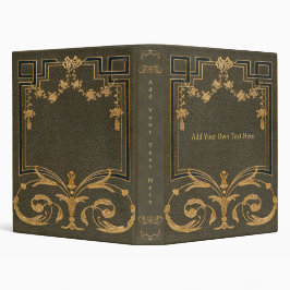 Personalized Vintage 3-Ring Binder