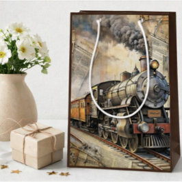 Personalized Vintage Steam Train | Train Gift