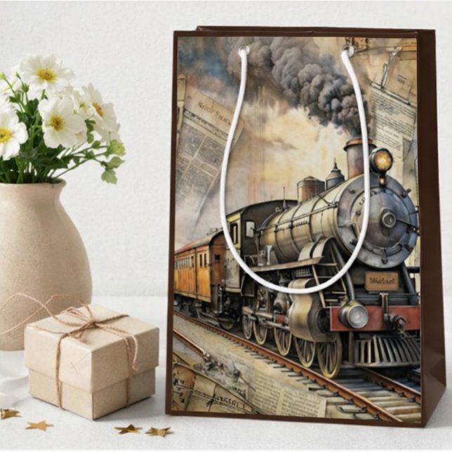 Personalized Vintage Steam Train | Train Gift (Skapare uppladdad)