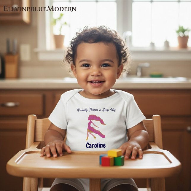 Personalized Virgo “Virtually Perfect” Toddler Art T Shirt (Skapare uppladdad)