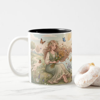 Personalized Virgo Zodiac Mug Två-Tonad Mugg