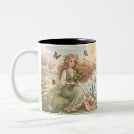 Personalized Virgo Zodiac Mug Två-Tonad Mugg