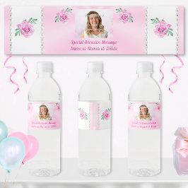 Personalized Water Bottle Labels for Birthday, ANY Vattenflaskor Etikett